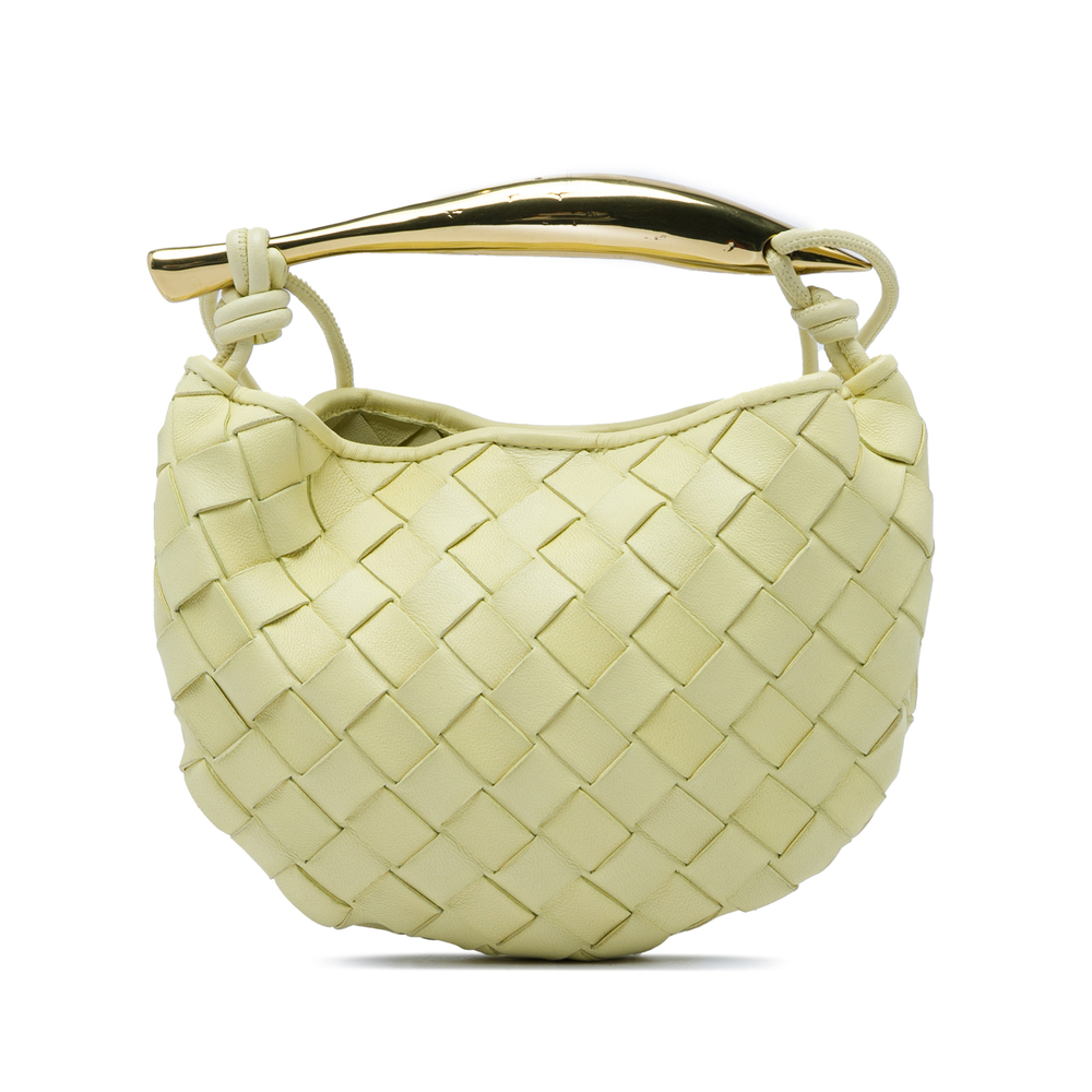 Pre-Loved Bottega Veneta Mini Nappa Intrecciato Sardine